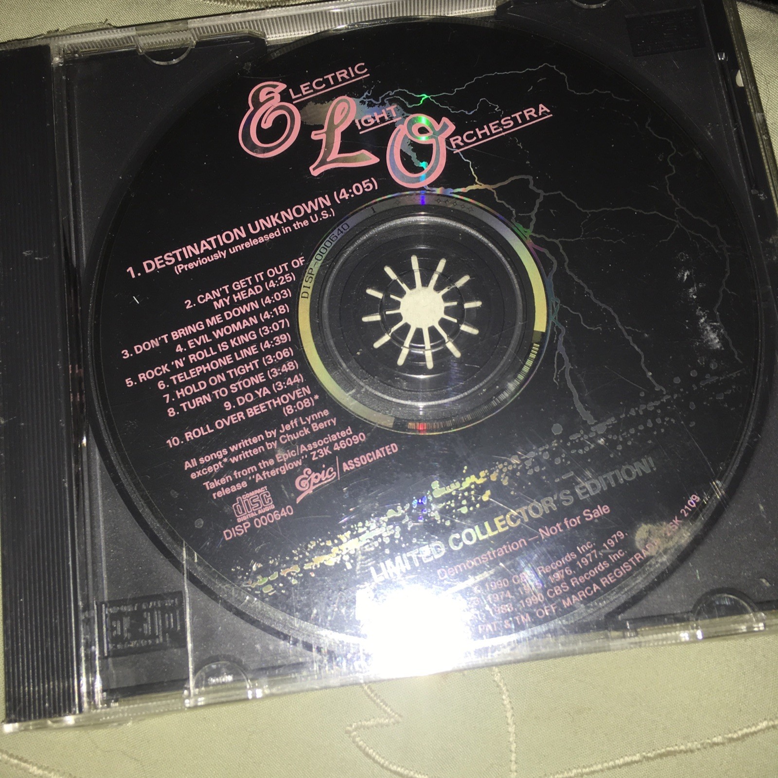 SEALED CD ELECTRIC LIGHT ORCHESTRA - Destination Unknown -1990 Rock Promo