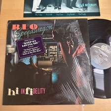Reo Speedwagon High Infidelity Original 1980 US Press In Shrink + Hype EX/EX picture