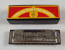 Official Boy Scouts of America BSA Harmonica Hohner W/ Case picture