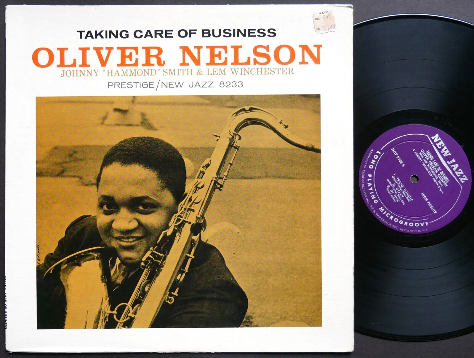 OLIVER NELSON Taking Care Of Business LP NEW JAZZ NJLP 8233 US 1960 RVG DG MONO