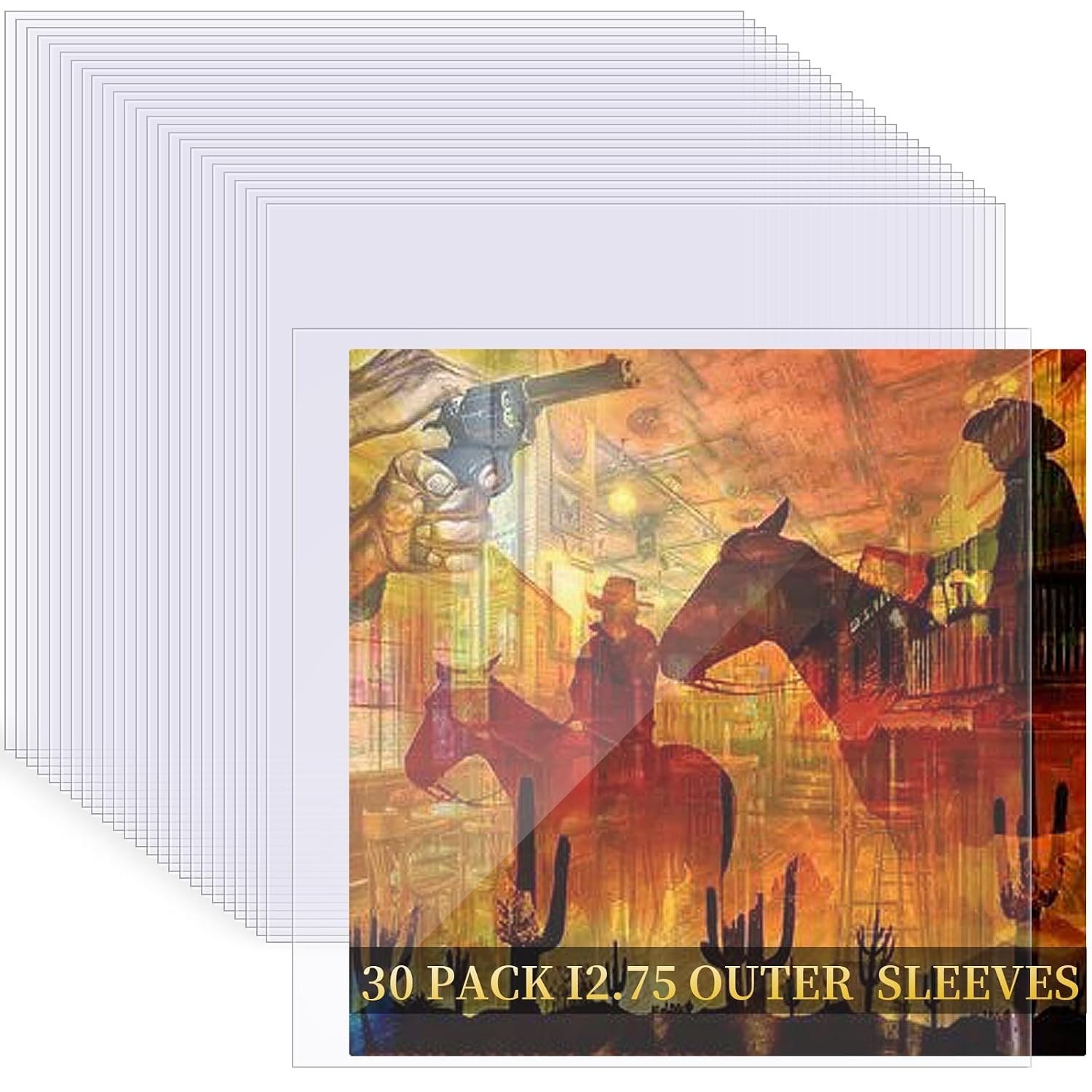 30 PLASTIC OUTER SLEEVES VINYL RECORD LP ALBUM PLASTIC COVERS USA UPGRADED NEW**