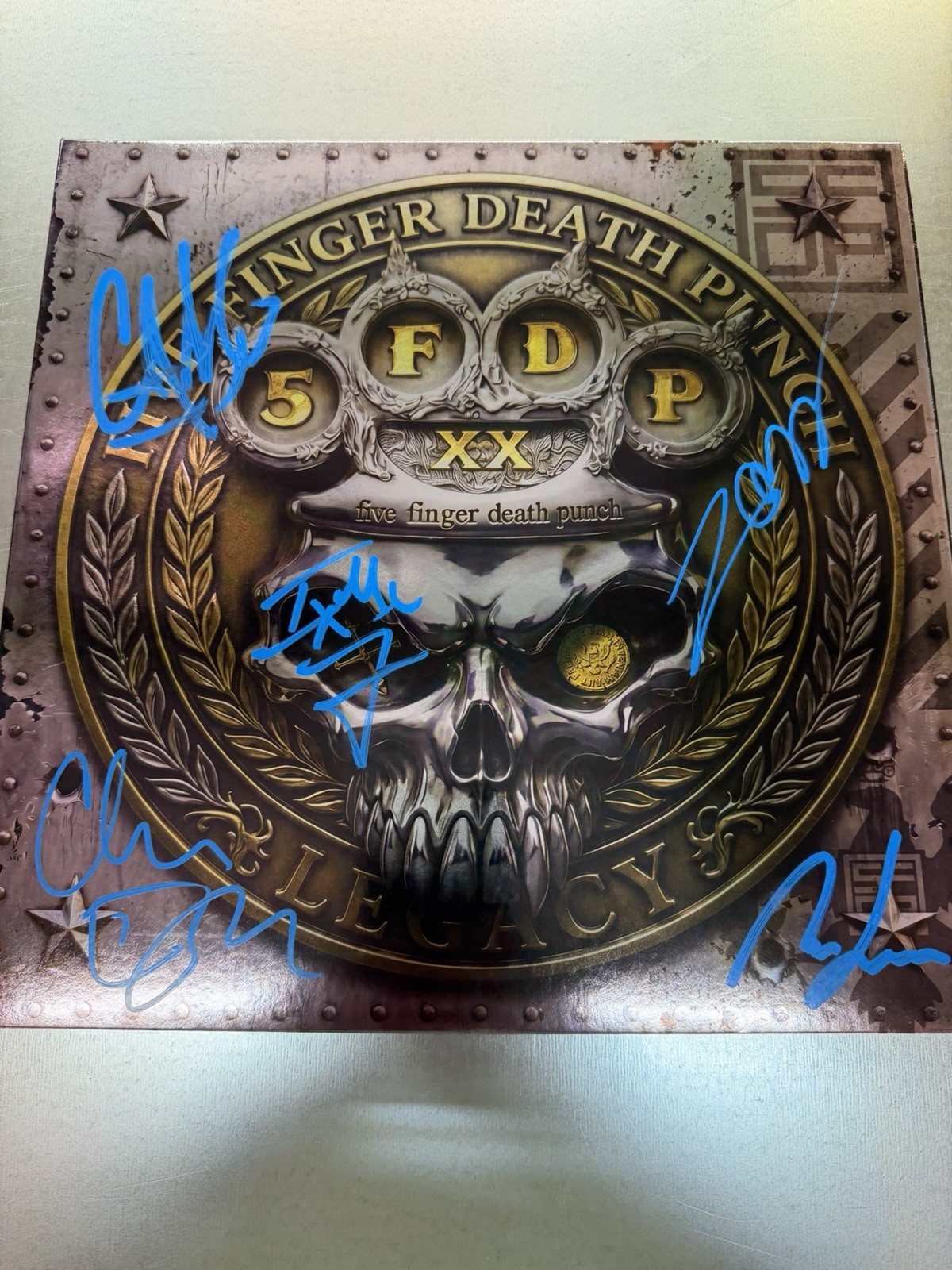 Five Finger Death Punch Legacy Signed Autographed 66 of 79 Total JSA COA Rare
