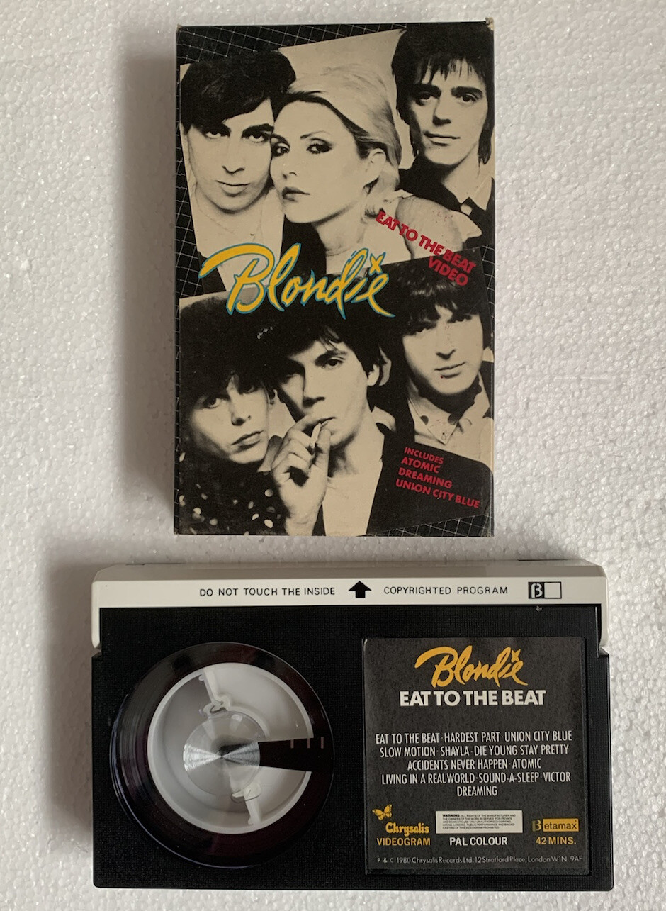 Blondie Rare Vintage PAL Betamax Eat To The Beat Worlds First Video Album 1980