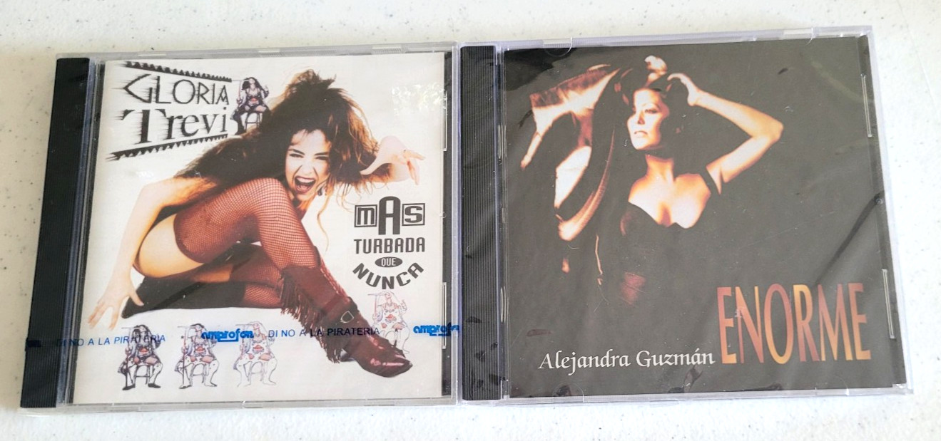 LOTE de 2Cds(Brand New):Gloria Trevi&Alejandra Guzman.Ver fotos&notas,originales