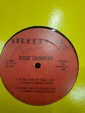 Street Fire Records Jesse Saunders Signed picture