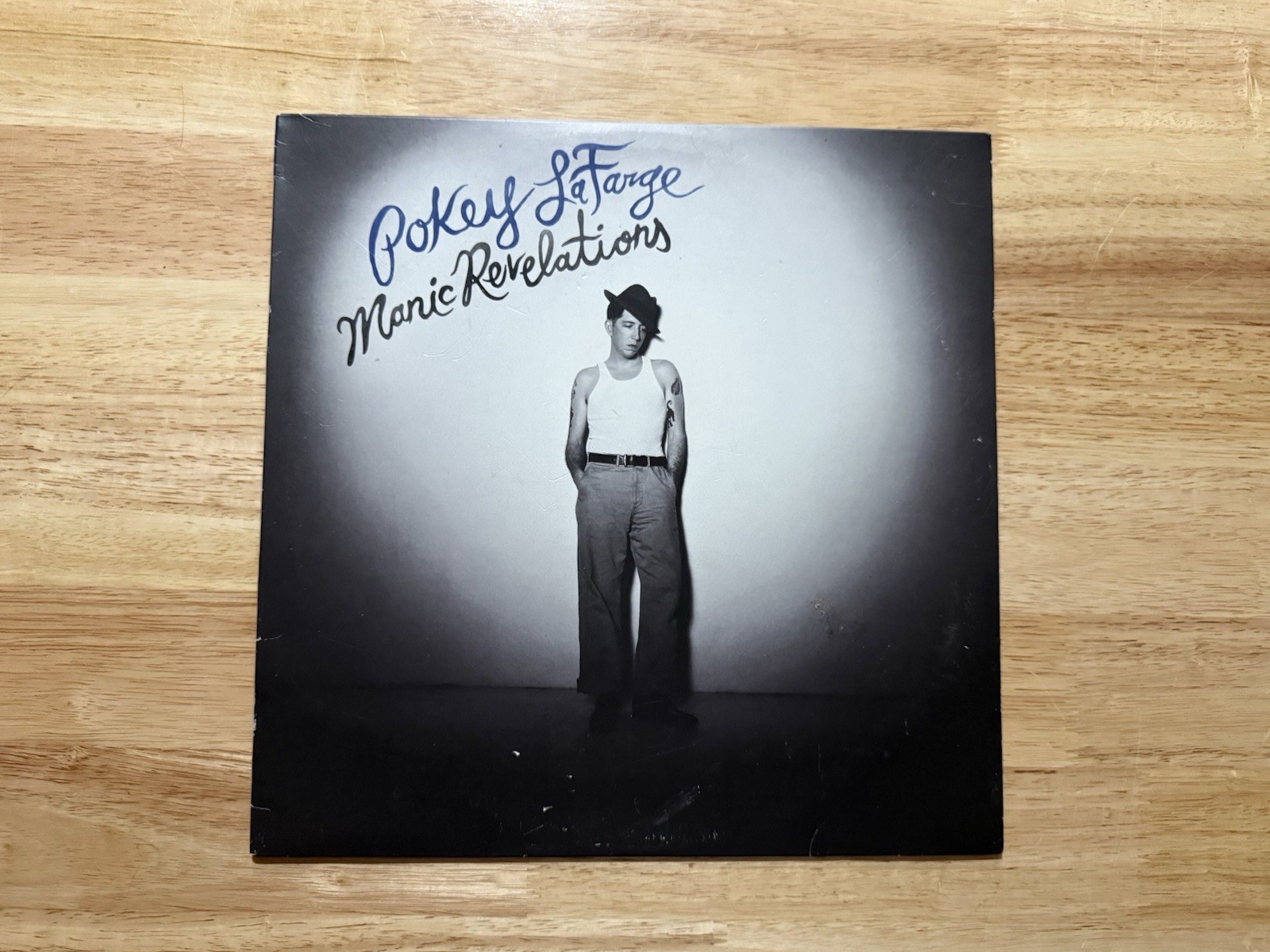 Pokey Lafarge - Manic Revelations Vinyl Record, 2017 - Used - Blue Vinyl