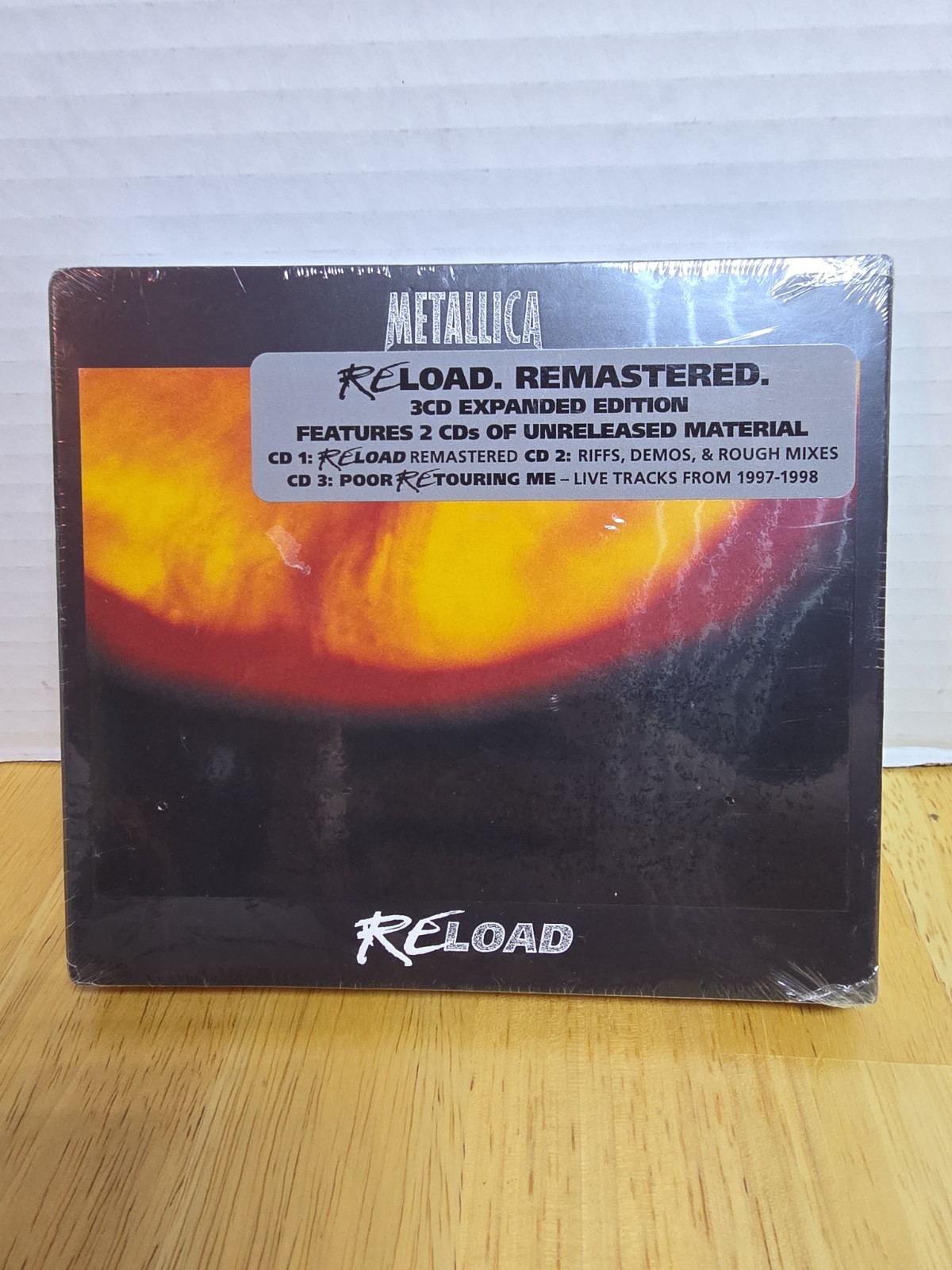 Metallica ReLoad Remastered Expanded Edition 3 CD Set - NEW & SEALED #TB1