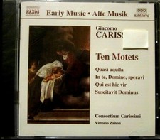Giacomo Carissimi Ten Motets CD Consortium Carissimi BRAND NEW in shrink wrap picture