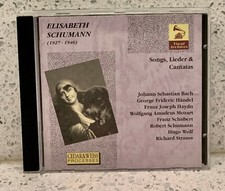 ELISABETH SCHUMANN Songs, Lieder, Cantatas (1927-1946) (CD Vocal Archives) picture
