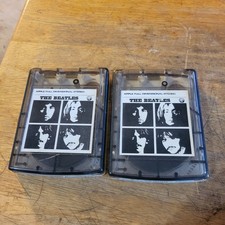 The Beatles White Album Set Of 2 Muntz 4 Track Cartridge Tapes Parts 1 & 2 picture