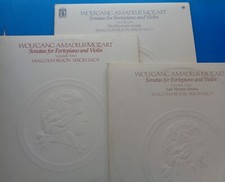 Malcolm Bilson/Sergiu Luca MOZART Violin Sonatas Vol. 1- 3 - Nonesuch 6 LPs picture