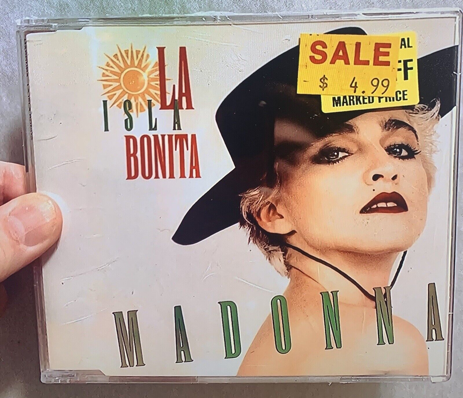 Madonna “la isla bonita” German Import CD Single-2 TRACK-Factory Sealed
