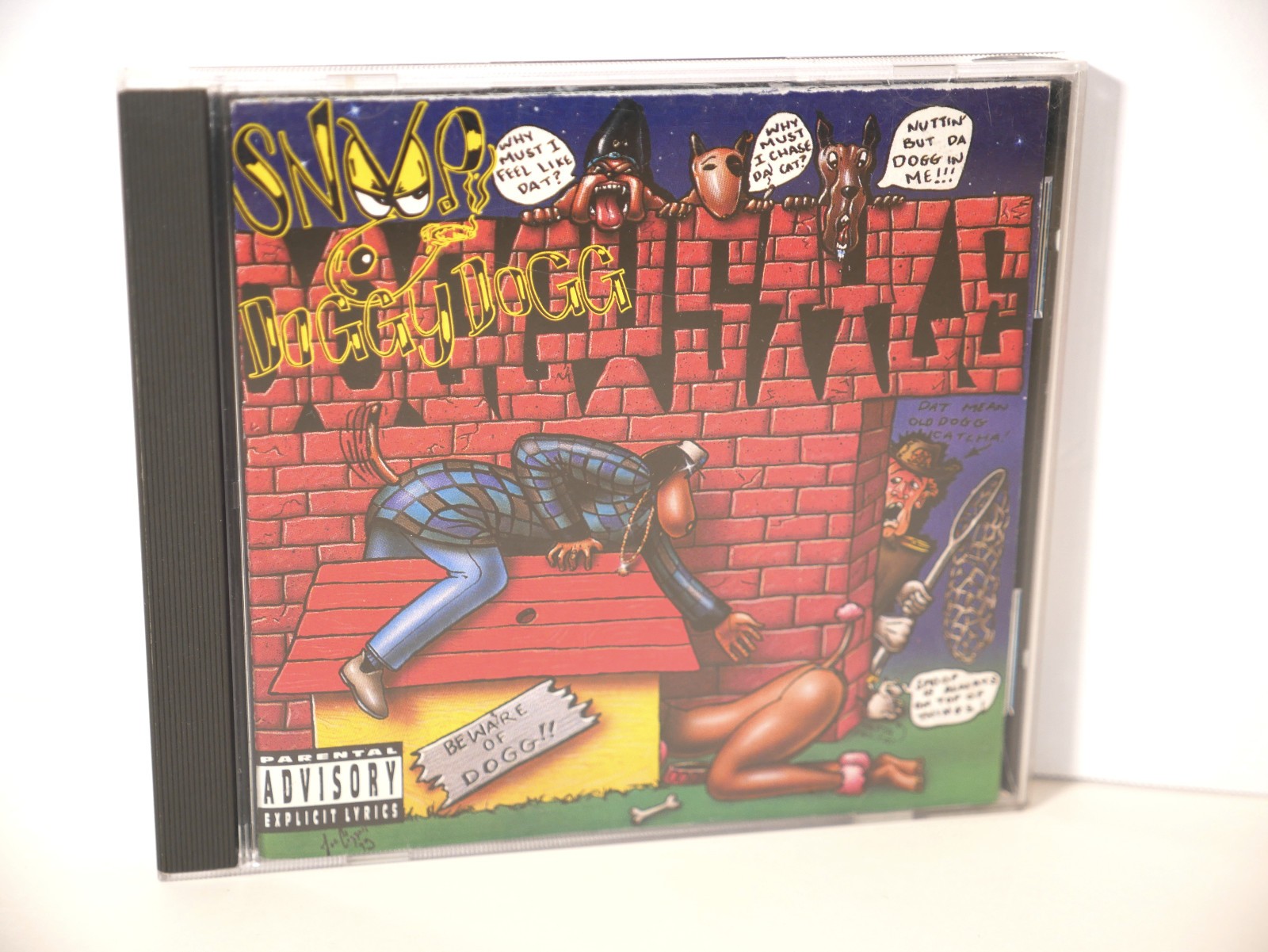 SNOOP DOGGY DOGG DOGGYSTYLE (1993) CD 1st PRESSING DR. DRE DEATH ROW RECORDS 90s