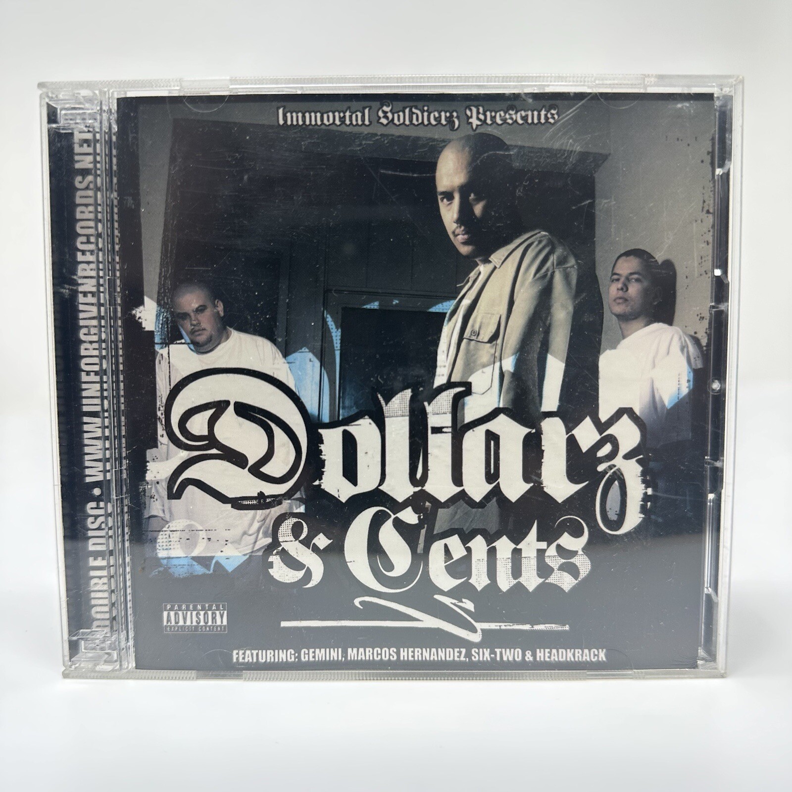 2006 Immortal Soldierz Dollarz & Cents 2CD Rap Hip Hop Gemini Headkrack Six-Two