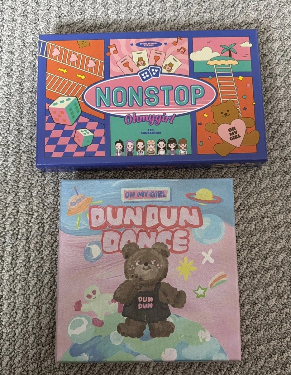 OH MY GIRL album Lot - set of 2 nonstop dun dun dance AS-IS