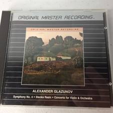 Alexander Glazunov Symphony No 4 in E Major Violin Concerto MFSL 897 USSR picture