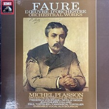 Faure Orchestral Works 3 LP Michel Plasson Toulouse EMI Jean Philippe Collard picture