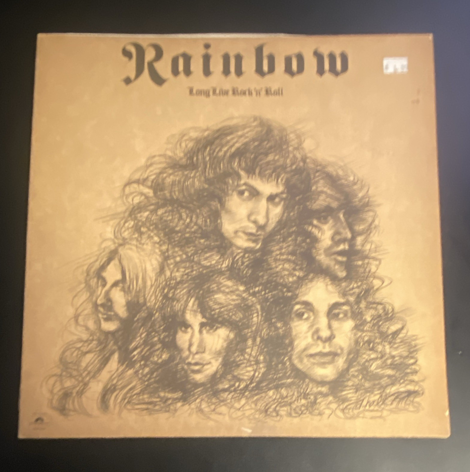 Rainbow Long Live Rock \'n\' Roll cardboard and inner liner for vinyl record
