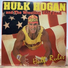 New – Hulk Hogan & The Wrestling Boot Band – Hulk Rules – LP COLORED RED picture