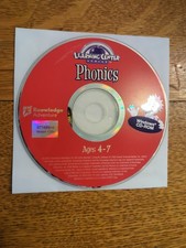 Davidson Learning Center Phonics CD-ROM Educational Software Ages 4-7 disc only picture