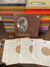 Vtg 1970 Time Life Great Men Of Music Debussy 4 LP Box Set Illustrated Book picture