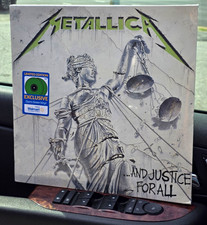 Metallica ...And Justice for All Limited Green Colored Vinyl LP Record 2018 picture
