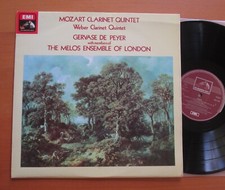 HQS 1395 Mozart Weber Clarinet Quintets De Peyer Melos Ensemble NEAR MINT EMI picture