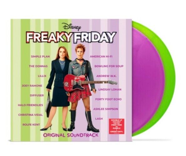 Disney Freaky Friday Original Soundtrack Purple & Green Colored Vinyl 2XLP