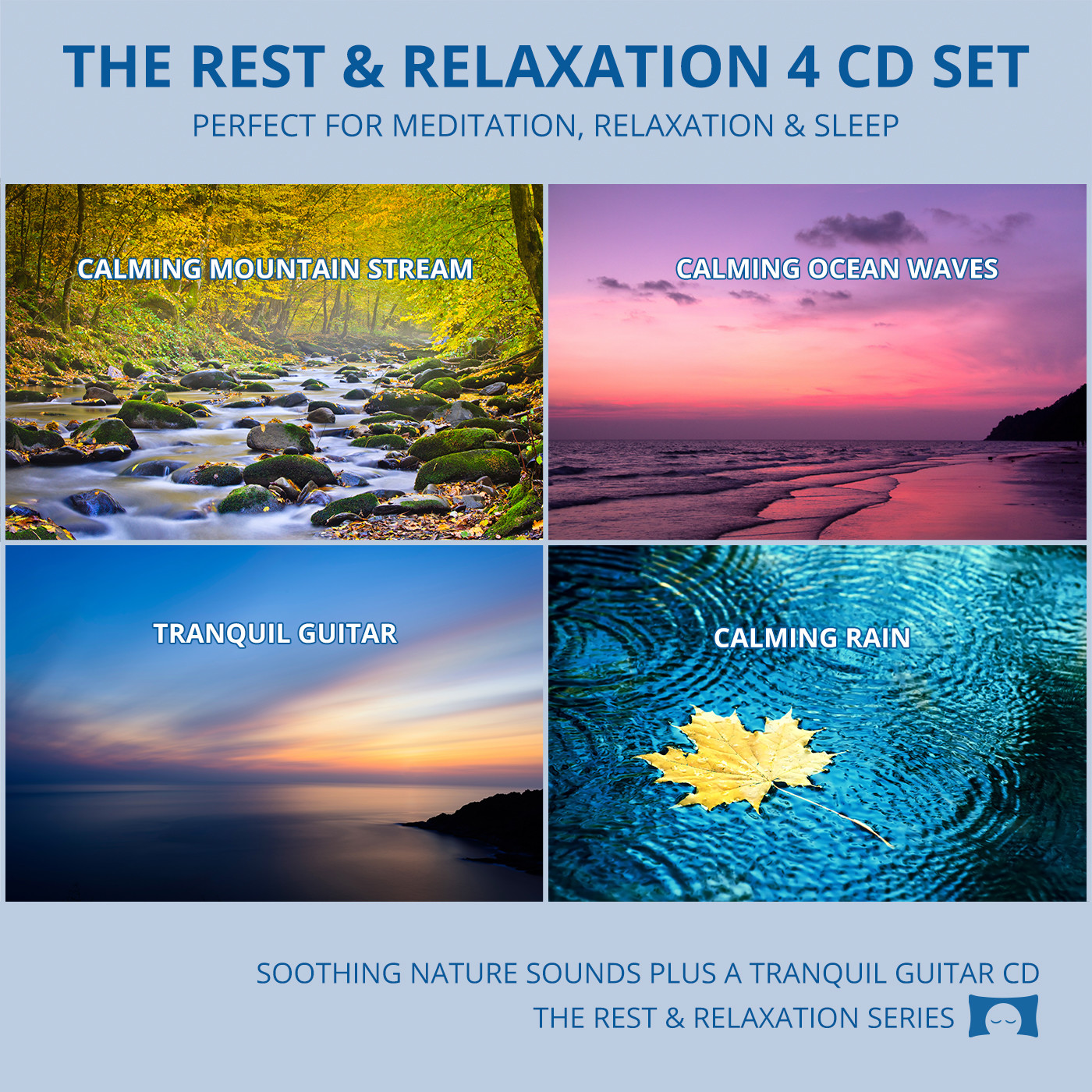 Relaxing Nature Sounds 4 CD Set - for Meditation, Relaxation & Sleep *NEW
