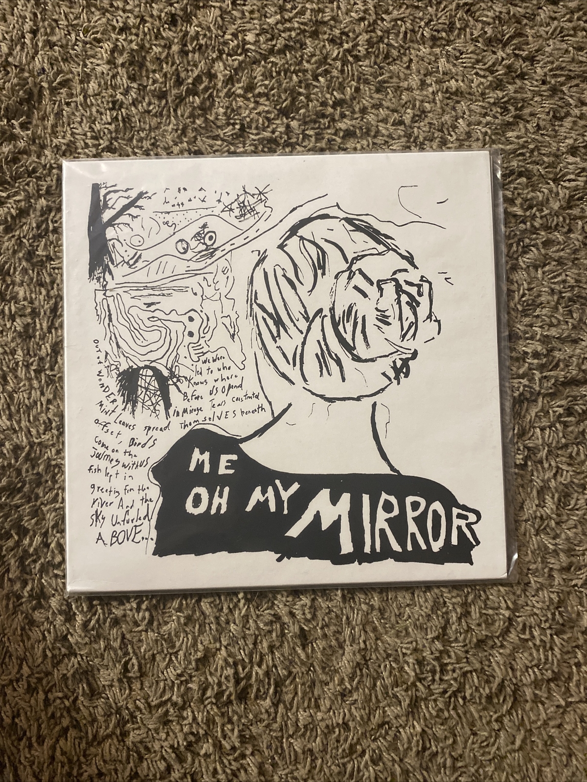 CURRENT JOYS – ME OH MY MIRROR - VINYL BLACK HAND SCREEN COVER
