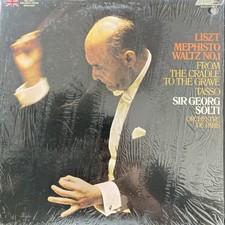 Franz Liszt - Georg Solti, Orchestre De Paris, Mephisto Waltz No.1  In Shrink LP picture