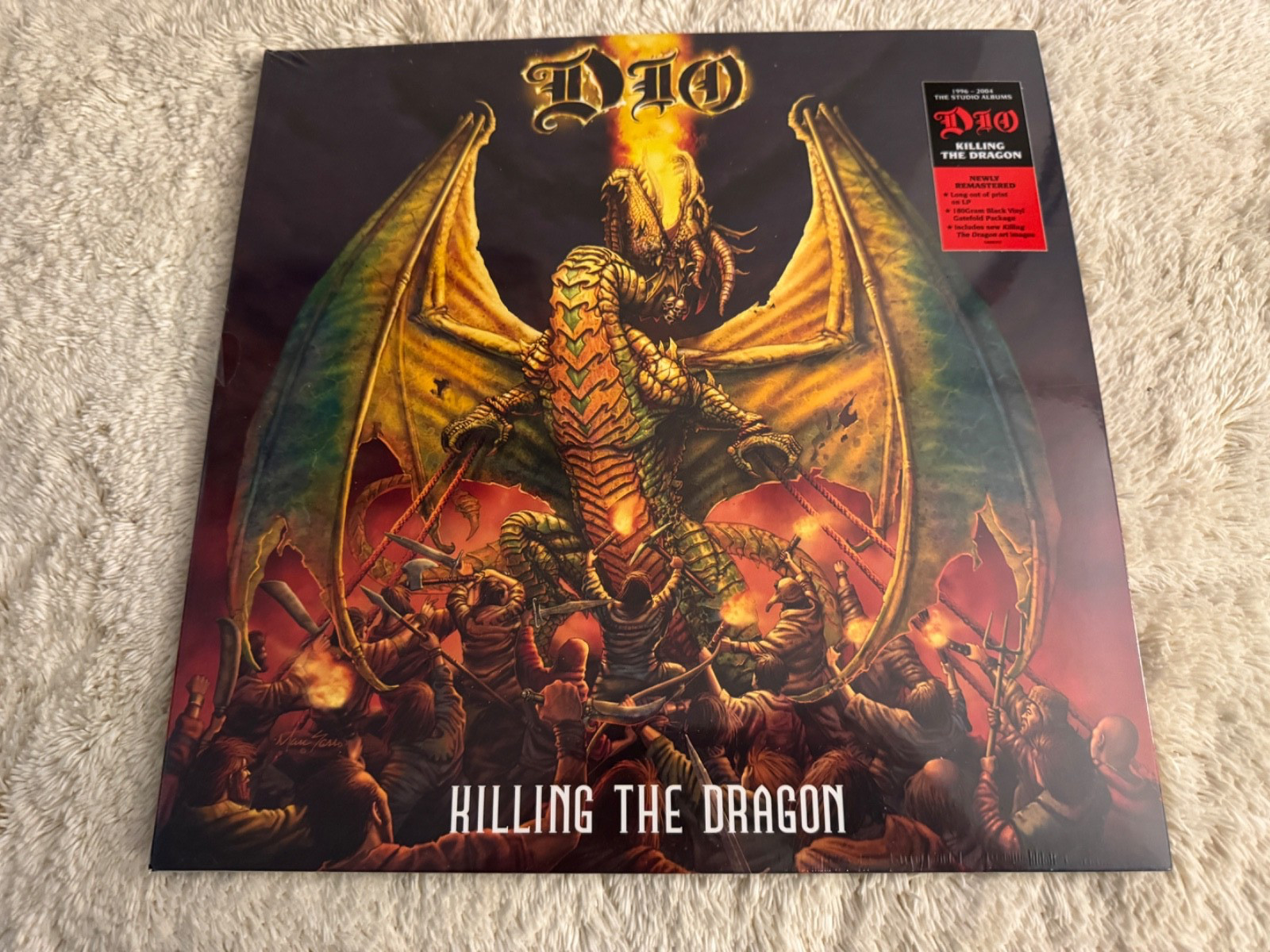 (BRAND NEW SEALED) DIO KILLING THE DRAGON VINYL LP