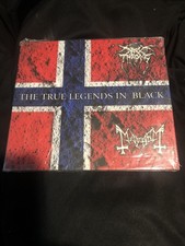 DARKTHRONE/MAYHEM THE TRUE LEGENDS IN BLACK DIGIPAK OOP 2022 RARE picture