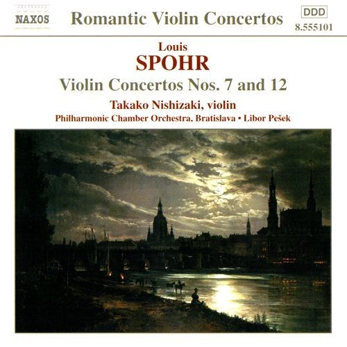 Louis SPOHR Violin Concertos 7 & 12 / Takako Nishizaki (CD, 2001, Naxos)