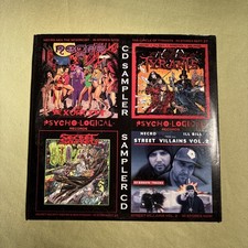 Psycho-logical Sampler 2005 NECRO ILL BILL MR HYDE  46 Track Death Rap CD Rare picture