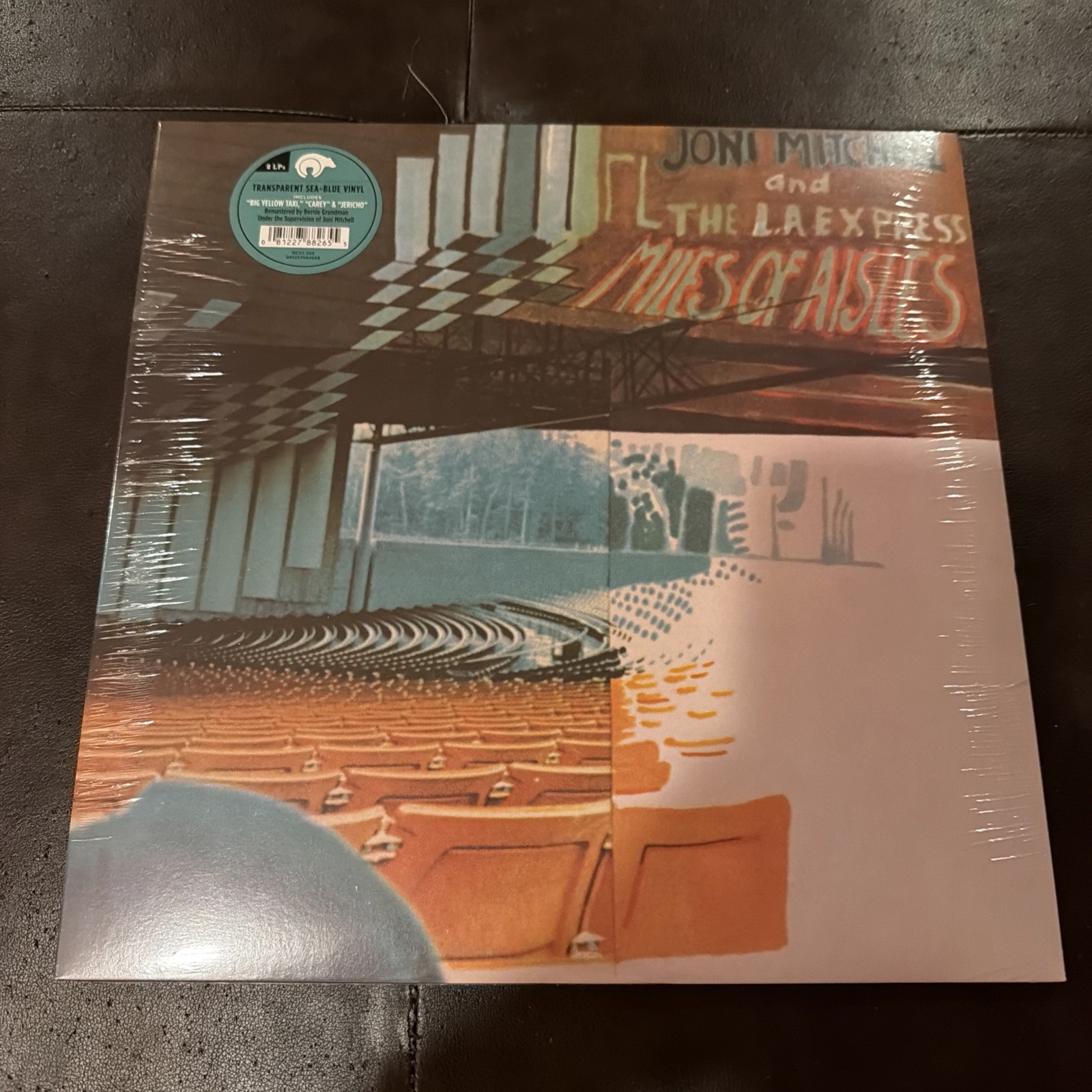 Joni Mitchell - Miles Of Aisles [Indie-Exclusive Sea Blue Vinyl] NEW Sealed Viny