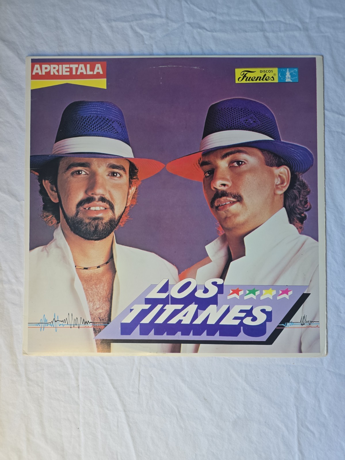 Los Titanes - Aprietala [1988] Vinyl LP -  Salsa - Discos Fuentes - EXCELLENT 