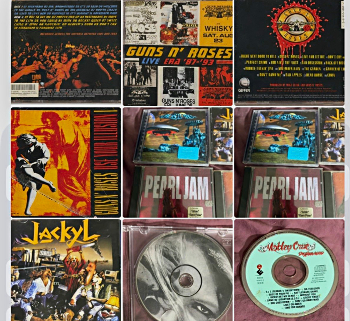Hard rock mixed lot