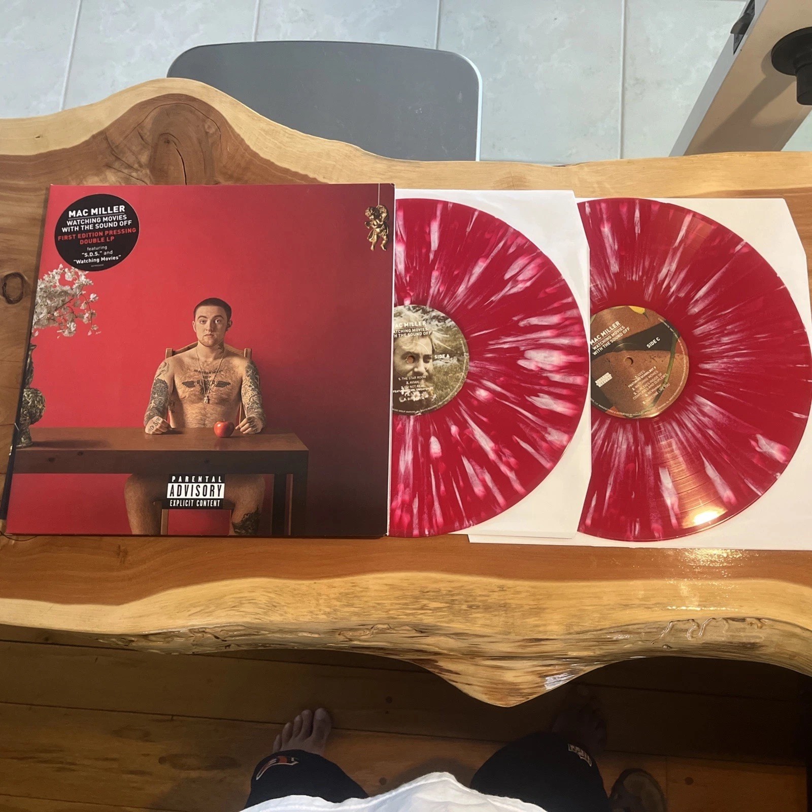 Mac Miller - Watching Movies with the Sound Off Vinyl  Red w/White Splatter 2016