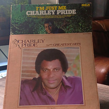 Charley Pride Lot Of 2 VG Quality. picture