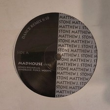 Vintage 1992 Matthew J. Stone Madhouse Dance Remix LP Vinyl Record  picture
