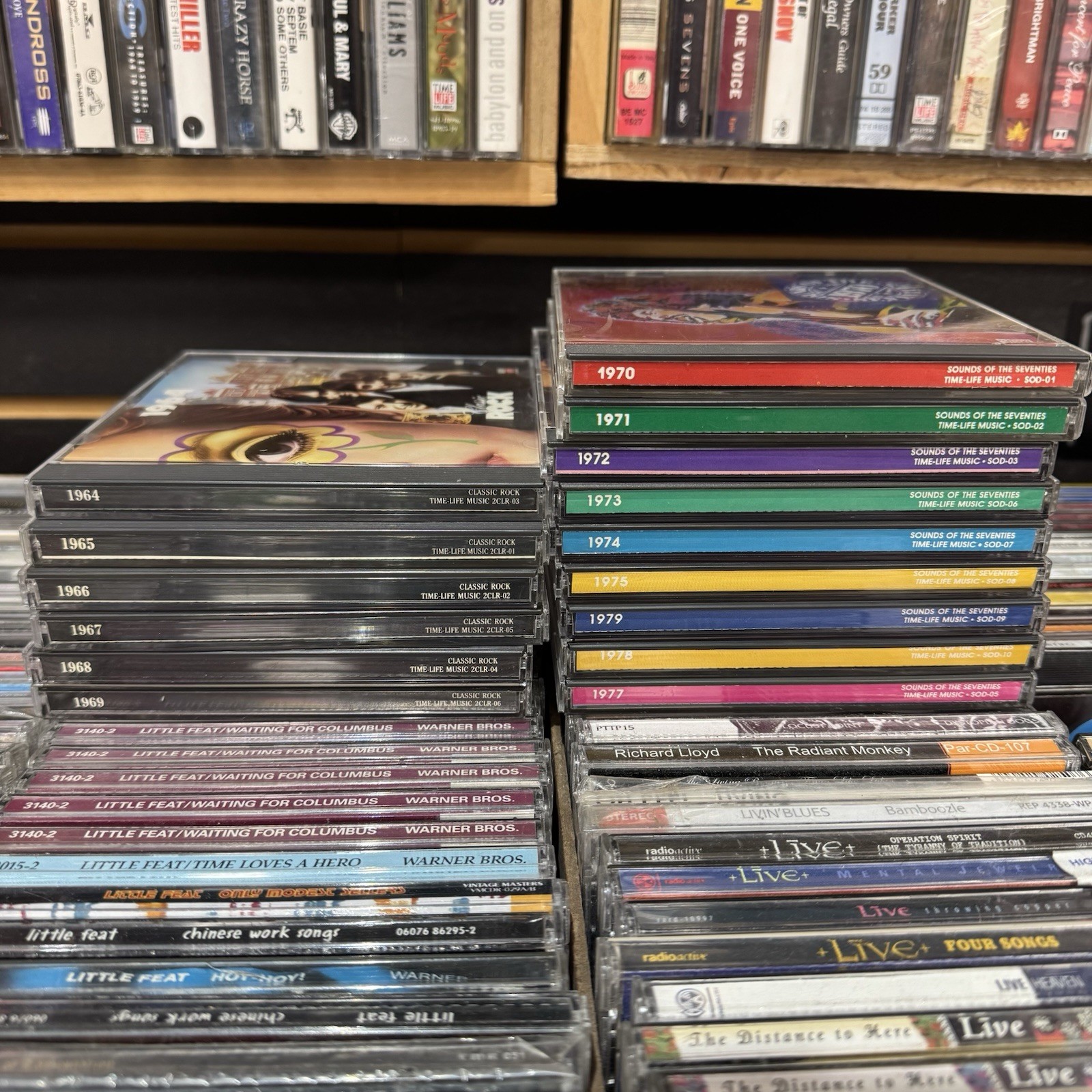 Time Life CD Lot Classic Rock & Sounds of the 70s 1964-1975 77-79 [15 CD, VG]