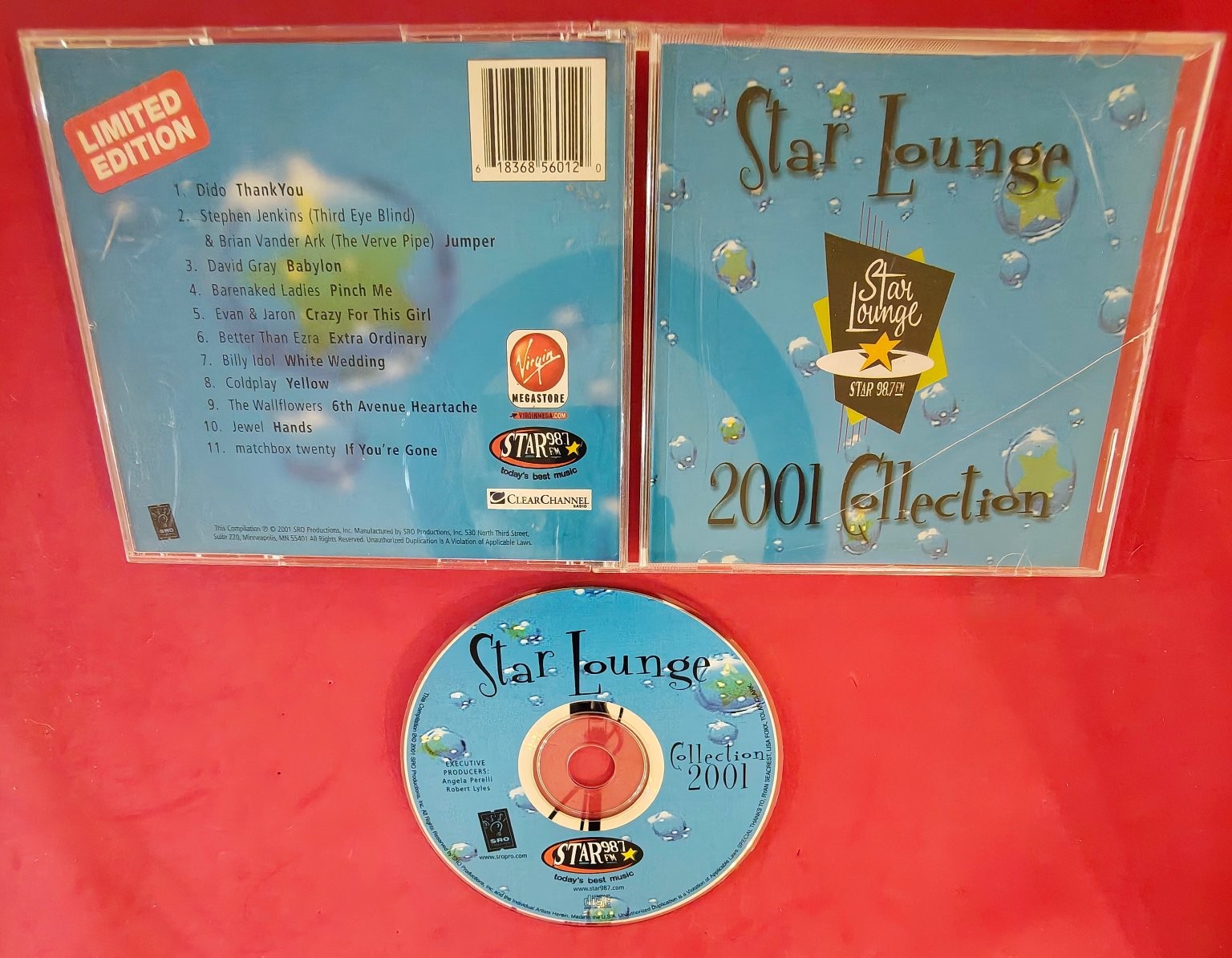 Star Lounge 2001 Collection CD Limited Edition Pop Rock SRO Productions