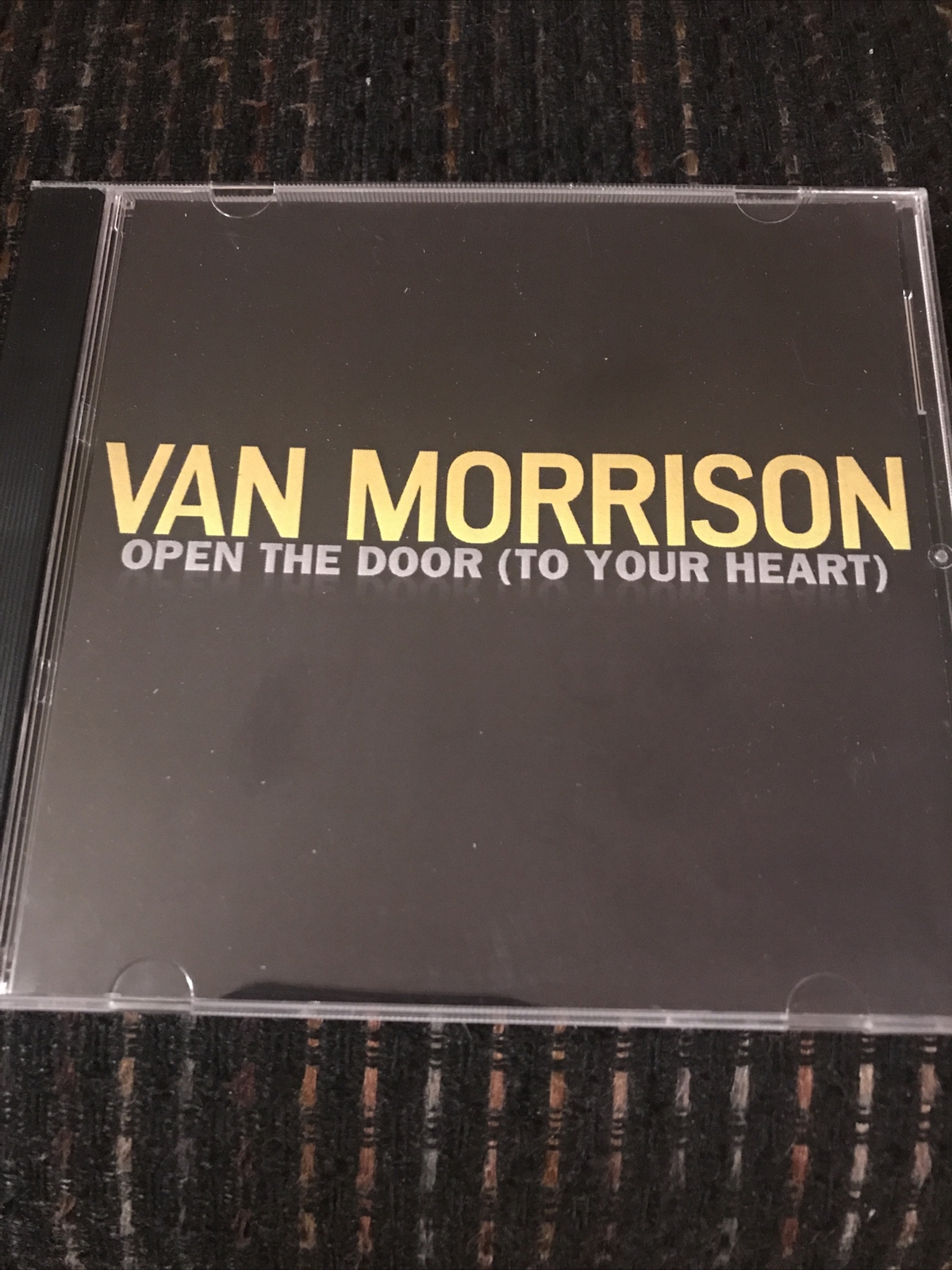 VAN MORRISON Open the Door RARE RADIO EDIT PROMO DJ CD Single w/ PRINTED LYRICS