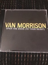 VAN MORRISON Open the Door RARE RADIO EDIT PROMO DJ CD Single w/ PRINTED LYRICS picture