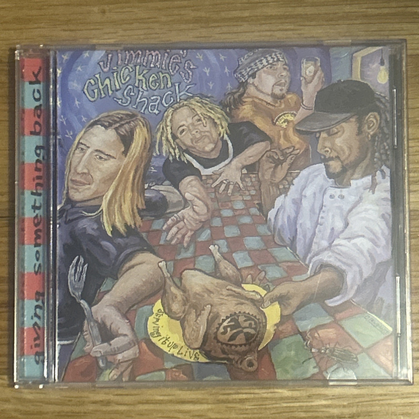 RARE Jimmie’s Chicken Shack Giving Something Back Oop CD 1995 Fowl Records
