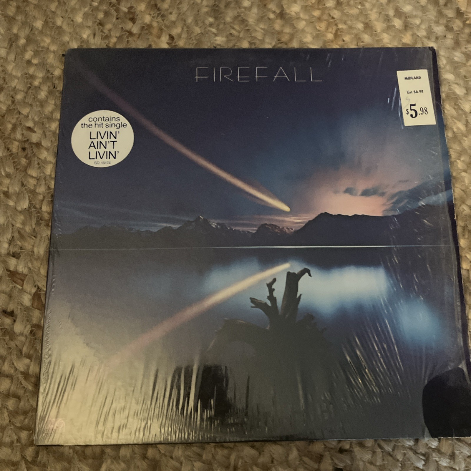 Fireball Self-Titled 1976 Vintage  LP Atlantic Records EX Vinyl