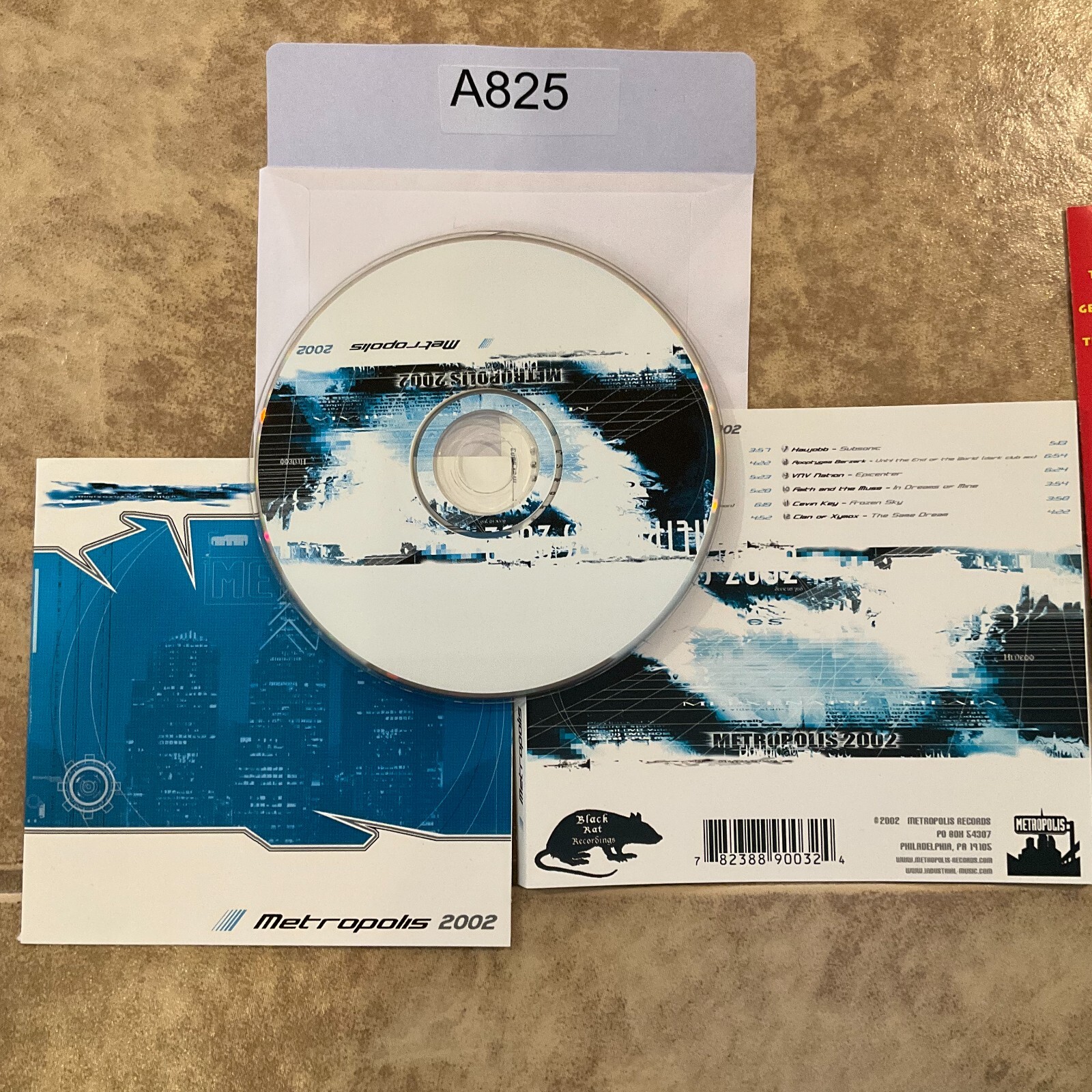 Metropolis 2002 (CD) No Case No Tracking #A825