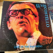 Elvis Costello Live at The Palomino Vinyl LP 1979 Original picture