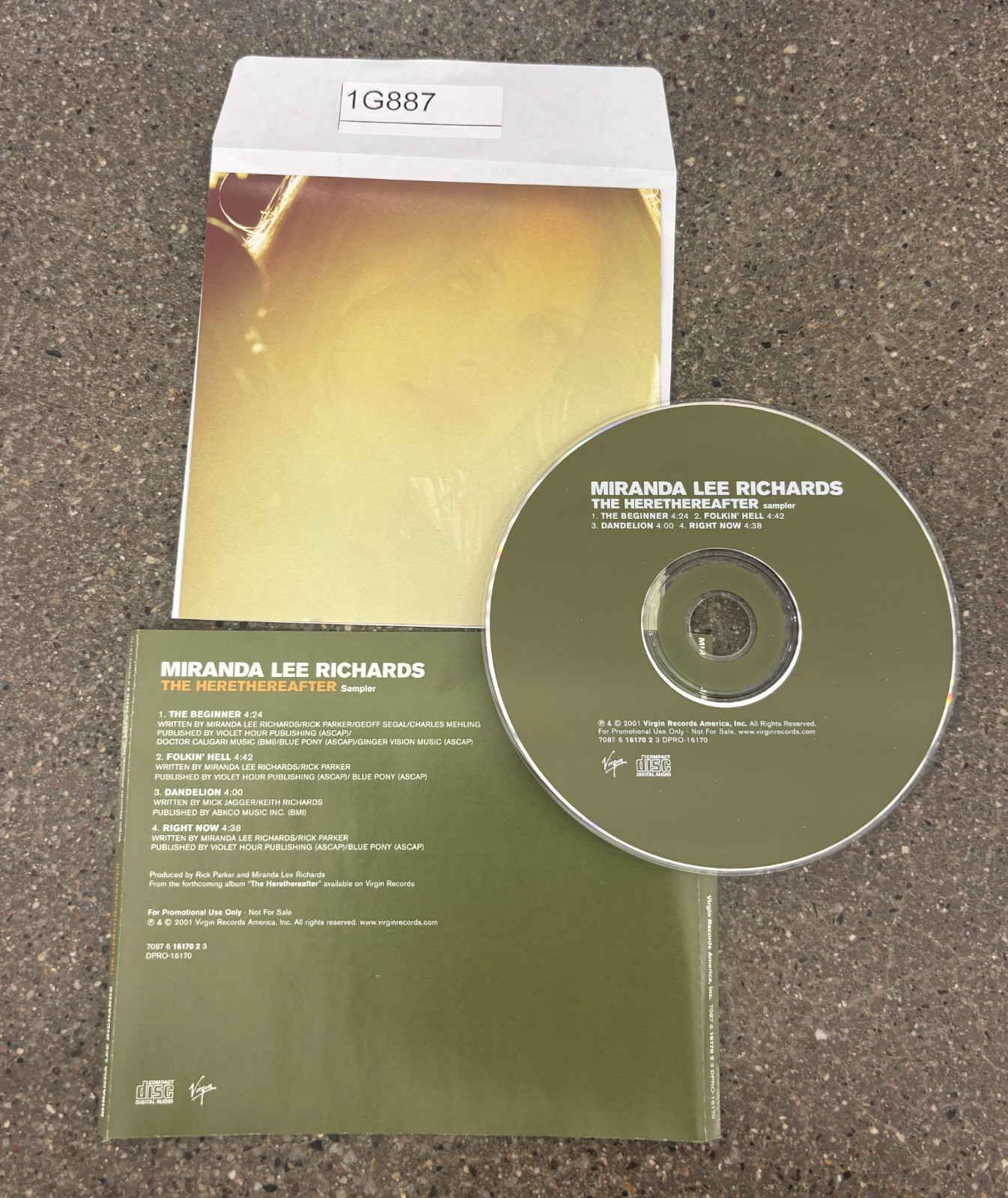 The Hereafter (Sampler) by Miranda Lee Richards CD, 2001 No Case #1G887